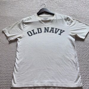 Old Navy Men's Beige Graphic Tee